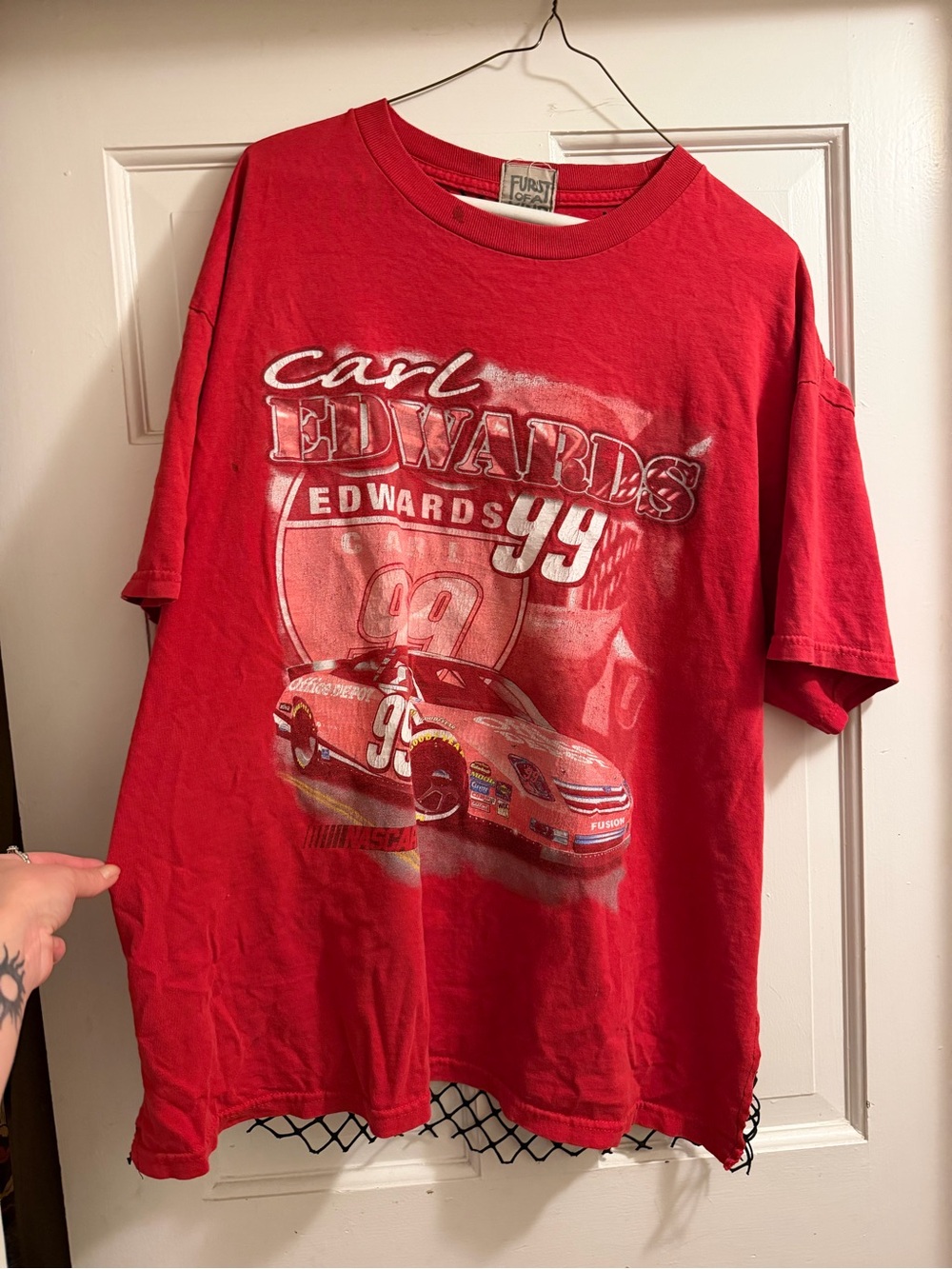 Red Graphic Racing Tee - Picture 2 of 5